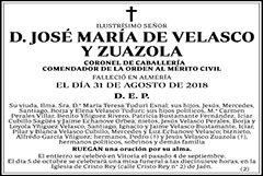 José María de Velasco y Zuazola